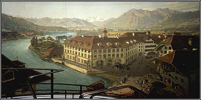 The cyclorama in Thun, Switzerland.