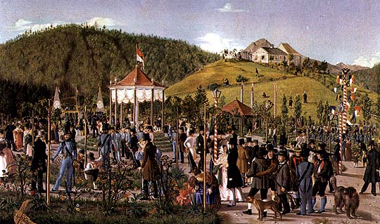 georg wachter, schiess-st&auml;tte, aus dem tiroler landesmuseum ferdinandeum