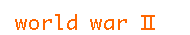 world war 2